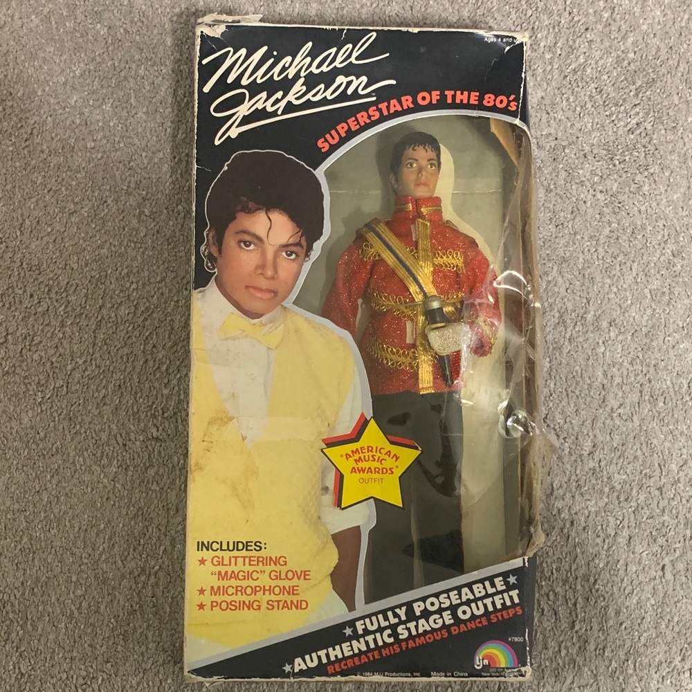 Michael Jackson Superstar Kids Toy - Red and Black